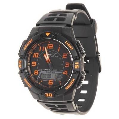 B47820W AQS800W 1B2VCF Casio Mens Slim Solar Multi Function Analog