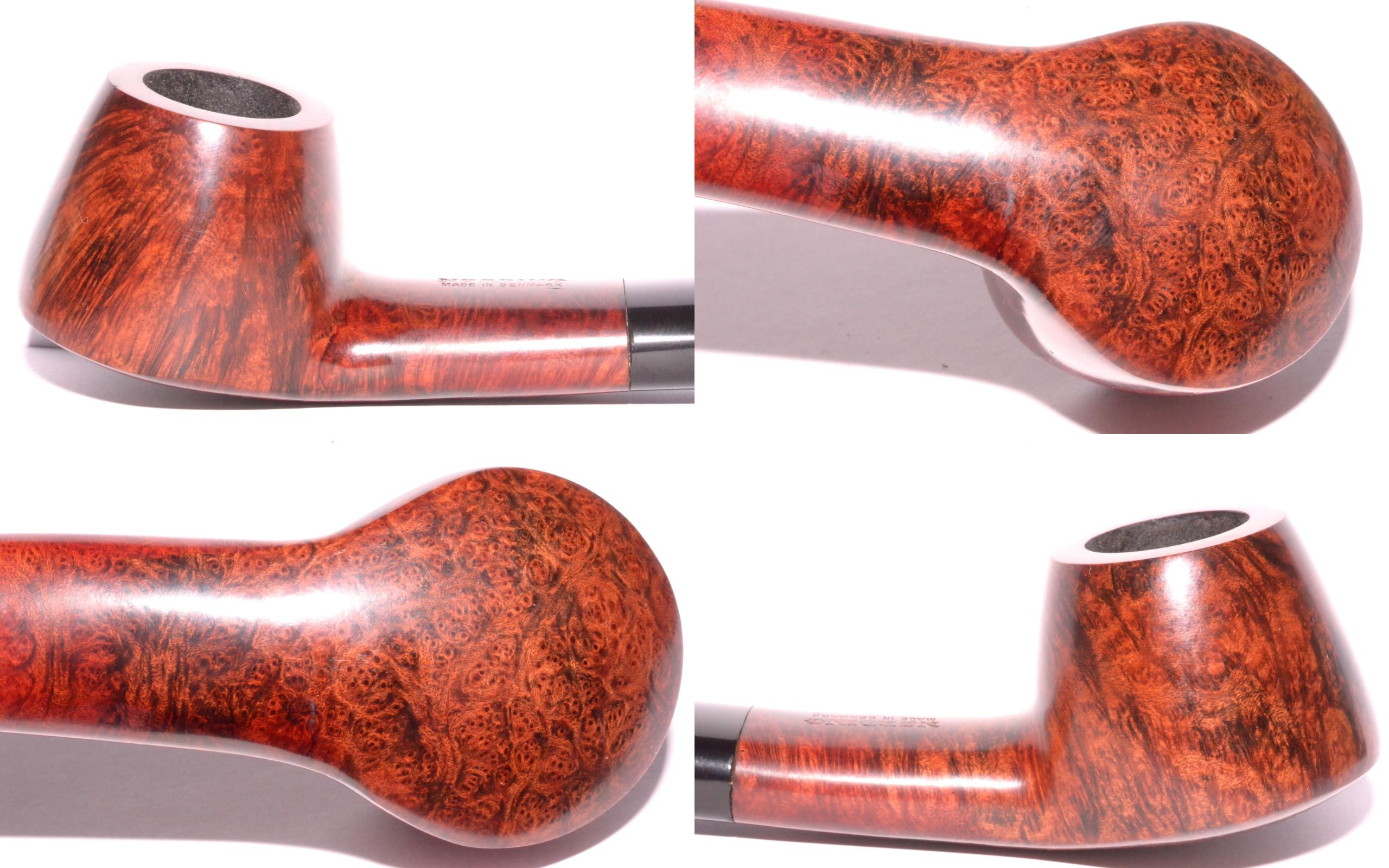 Erik Nording Danish Prince Pipe Pfeife Twice Used Awesome Birdseye