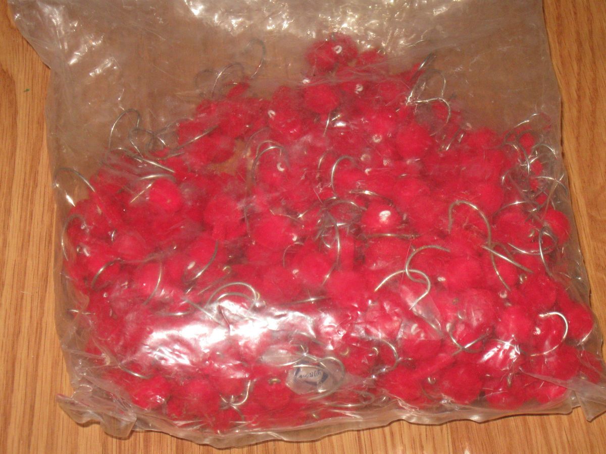 300 Fishing Jig Heads 1 4 oz 2 O Hooks Red Whizkers