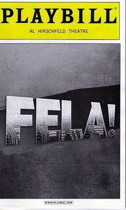 Fela Broadway Opening Night Palybill SHR Ngaujah