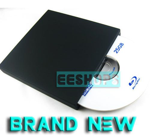  DL 4ETS Blu Ray Combo 3D Player Slot in USB External Slim DVD RW Drive
