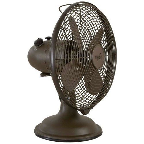 Floor Table Fan 11 Bronze Oscillating Whole Room New