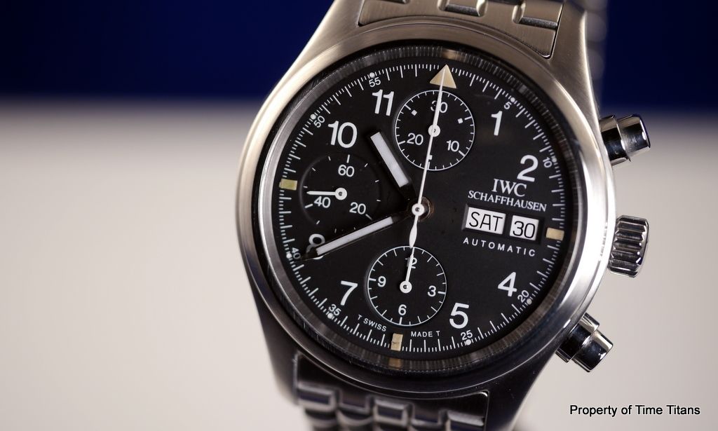 IWC Der Fliegerchronograph 3706 on Pilots Bracelet Nice