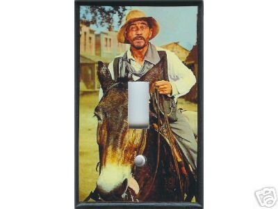 Western Gunsmoke Festus on A Mule Light Switch Cover