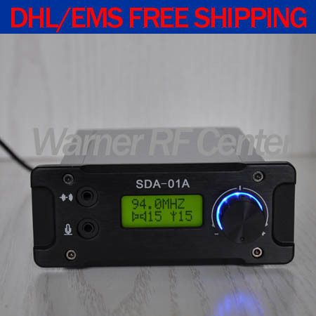  Watt LCD Broadcast Radio Station PC Control FM Transmitter New