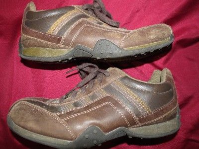 Mens Falls Creek Brown Leather Dress Casual Shoes Size 7.5 Used