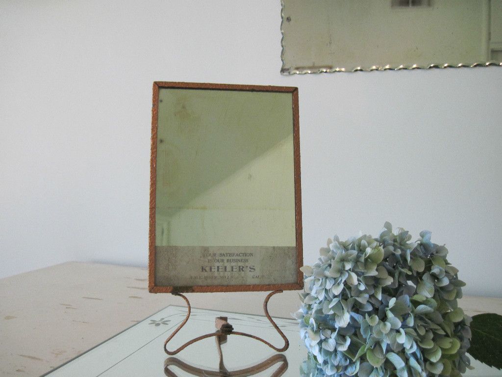 Antique Advertising Mirror Fall River Mills California