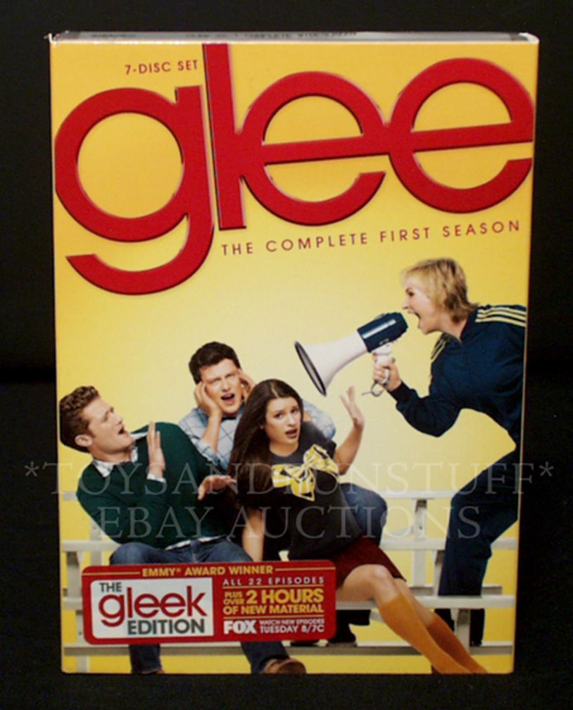 GLEE Complete First Season DVD Set   THE GLEEK EDITION 2 Hrs BONUS