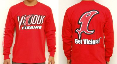 vicious logo t shirt long sleeve red_swatch