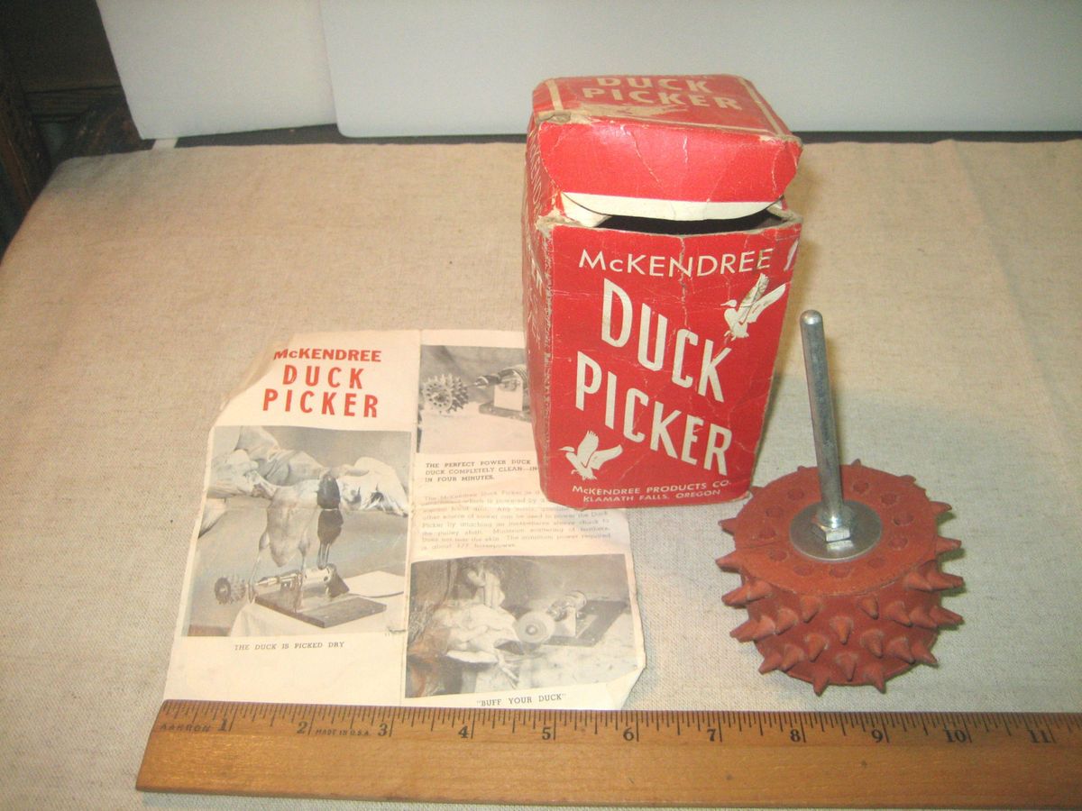  Picker Klamath Falls Oregon Feather Plucker Drill Attachmnt