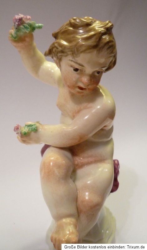 Putto Spring Neaples 1775 1780 Real Fabbrica Ferdinandea Porcelain