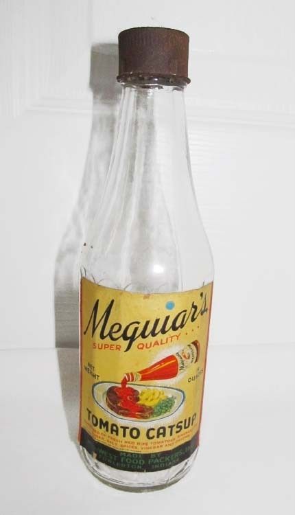  Tomato Ketchup Catsup Bottle 14 oz Fowlerton in Scarce RARE