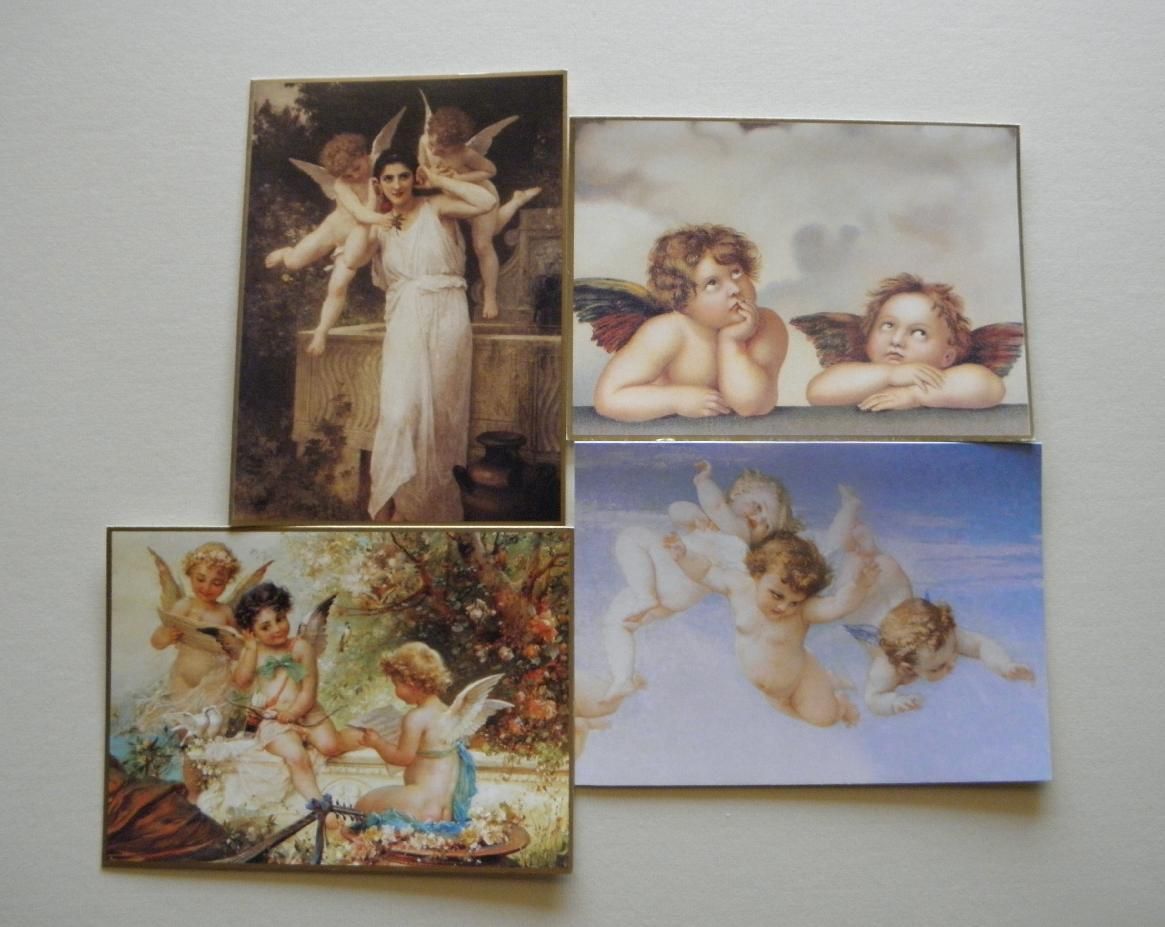 Box of 18 Angel Greeting All Occasion Cards Blank Inside New