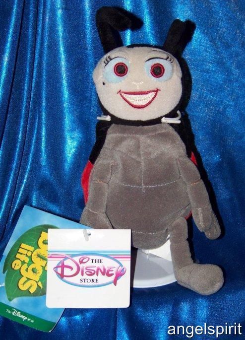 LADYBUG FRANCIS A Bugs Life movie Stuffed Plush 8 Beanbag DISNEY Doll
