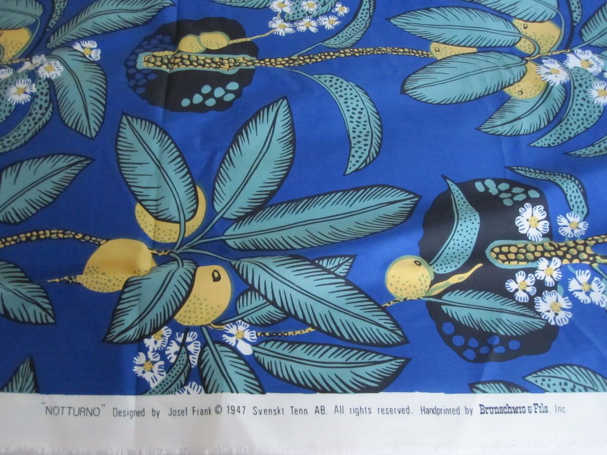 Brunschwig Fils Josef Frank Fabric Notturno 8 Yards