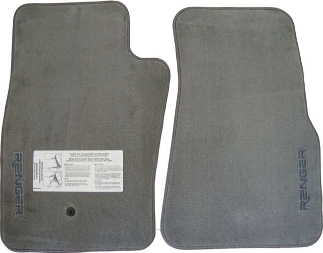 New Ford Ranger Truck OEM Floor Mats Med OPAL GREY 93 02 F77Z 1013086