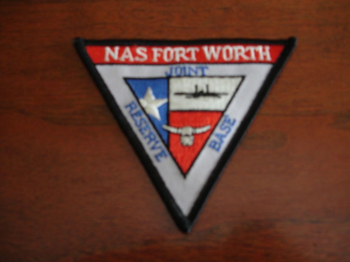 NAS FORT WORTH JOINT RESERVE BASE MILITARY PATCH USMC USN USAF