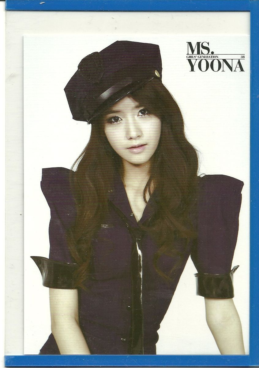 2011 GIRLS GENERATION SNSD MR TAXI YOONA JUMBO PHOTO CARD KOREAN K POP