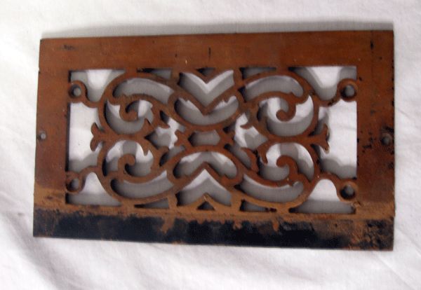 vintage floor heat vent cover