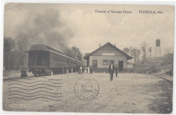 Al Florala Central of Georgia Depot Albertype M44818