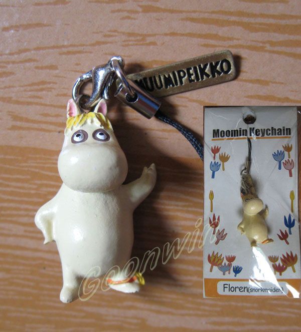 7pc Moomin Valley Snufkin Floren Hippo Figure Strap FSM2