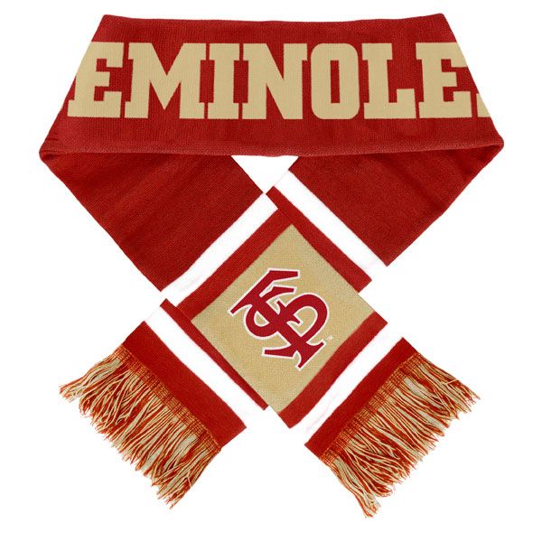 florida state seminoles stripe scarf