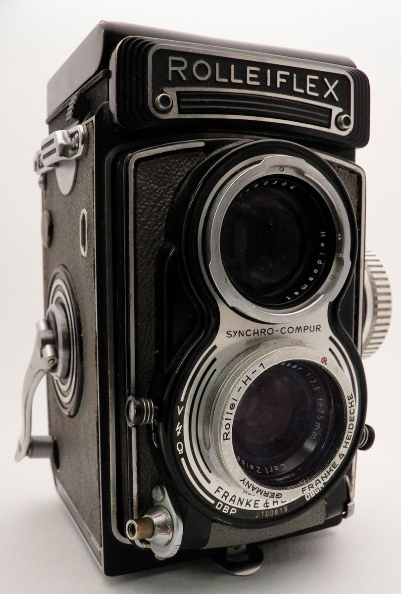 Vtg Tested Rolleiflex TLR Camera Franke Heideke Zeiss Tessar f 3 5