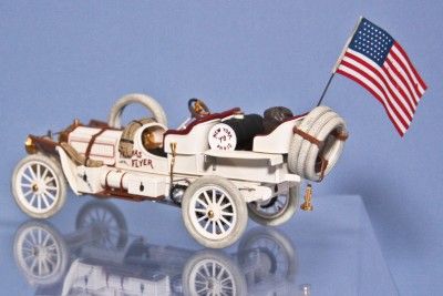 Franklin Mint 1907 Thomas Flyer New York to Paris American Flag