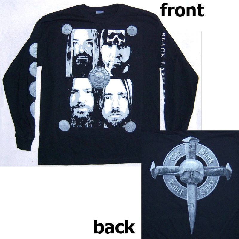 Black Label Society Band Faces Order L s Shirt 2XL New