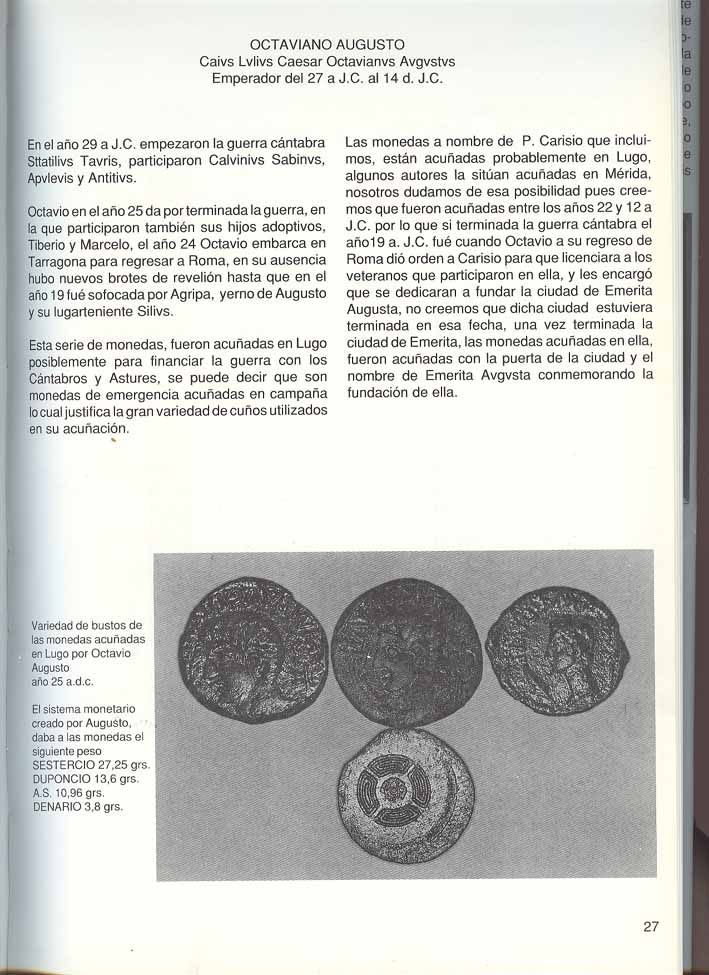 Spain RARE Monedas Acuñadas En Galicia Coin Paz Book