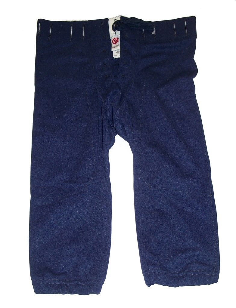 Rawlings F4515 Navy Slotted Football Pants Adult