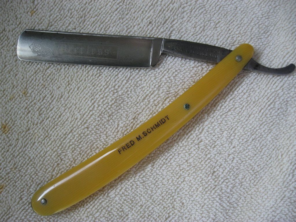 Sons Peerless Sheffield Fred M Schmidt Straight Razor on PopScreen