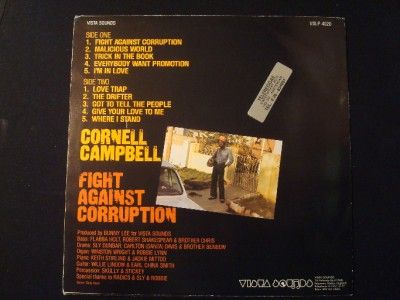  Fight against corruption REGGAE LP on VISTA SOUNDS French press