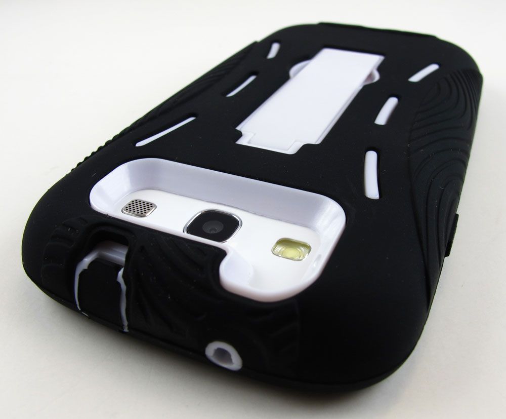  IMPACT HARD CASE COVER KICKSTAND SAMSUNG GALAXY S III 3 S3 ACCESSORY