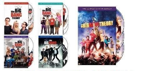 The Big Bang Theory DVD SET Seasons 1,2,3,4,5. New. Free UPS insured