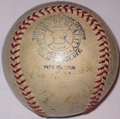 Jimmie Foxx 1935 Athletics Team Autograph Baseball JSA LOA Auto BB