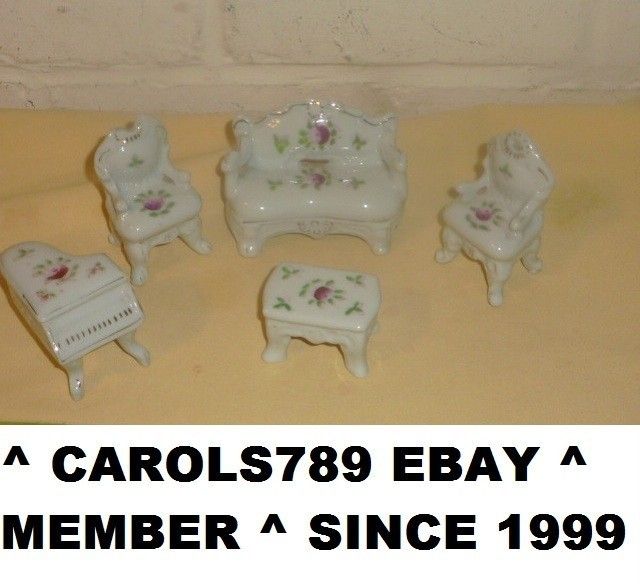 China Doll House Dollhouse Furniture Made in Japan Miniature 5 Pieces