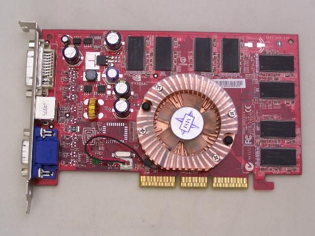 MSI GeForce FX 5500 256MB 128bit AGP 4X 8x Video Card