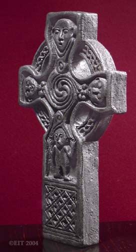  Replica of a CELTIC GRAVE CROSS from GALLEN PRIORY, Ireland, c 950AD