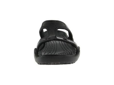 crocs freida black t strap slide sandal see sizes