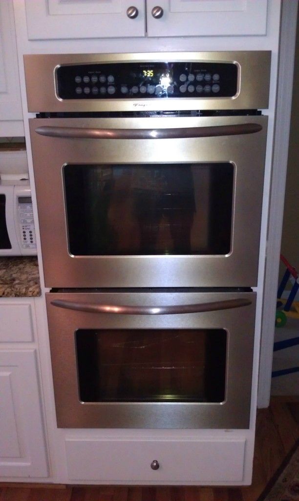Stainless Steel Frigidaire Double Oven Model Number FEB27T7FCC