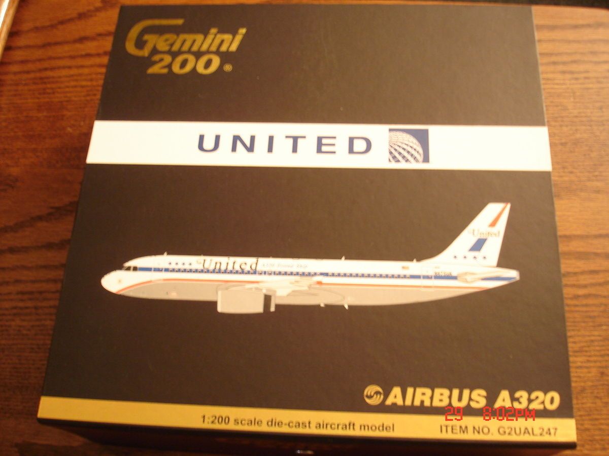 Gemini 200 United A320 Airbus 1 200 Scale 2011 Release
