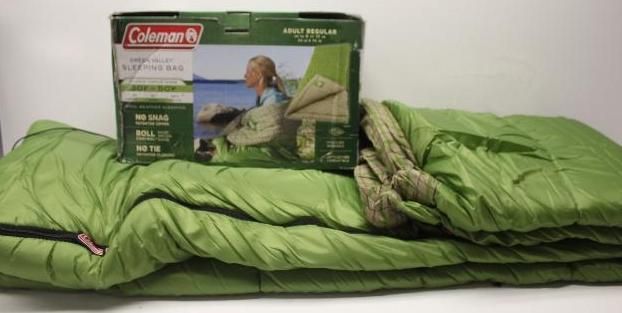 Coleman green clearance valley sleeping bag