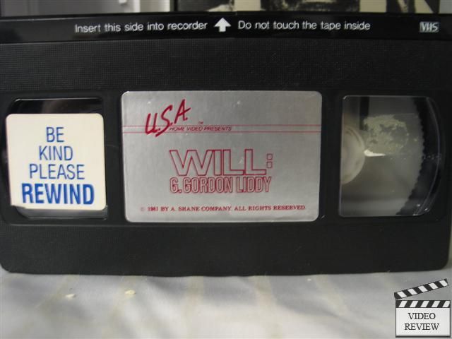 Will G Gordon Liddy VHS Robert Conrad Kathy Cannon