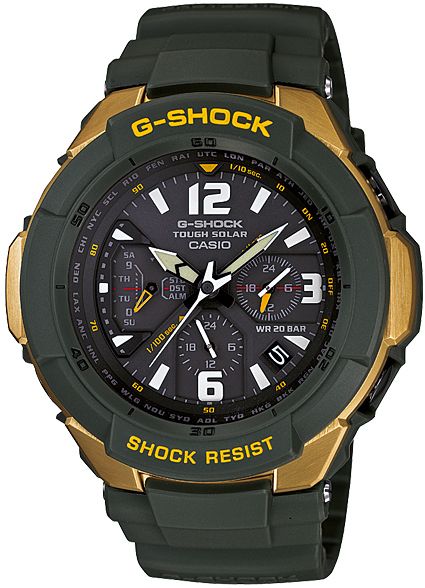 New Casio G Shock Green Gravity Defier Tough Solar Men s Watch G1200G