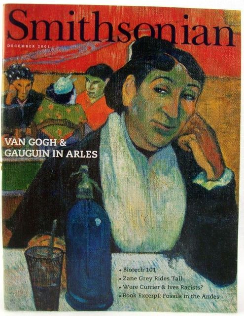 Smithsonian Magazine December 2001 Van Gogh Gauguin