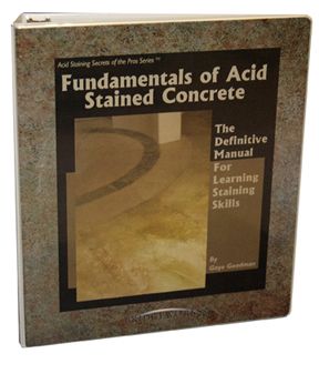 Gaye Goodman 2X Fundamentals Artistic Acid Stained Concrete Decorative