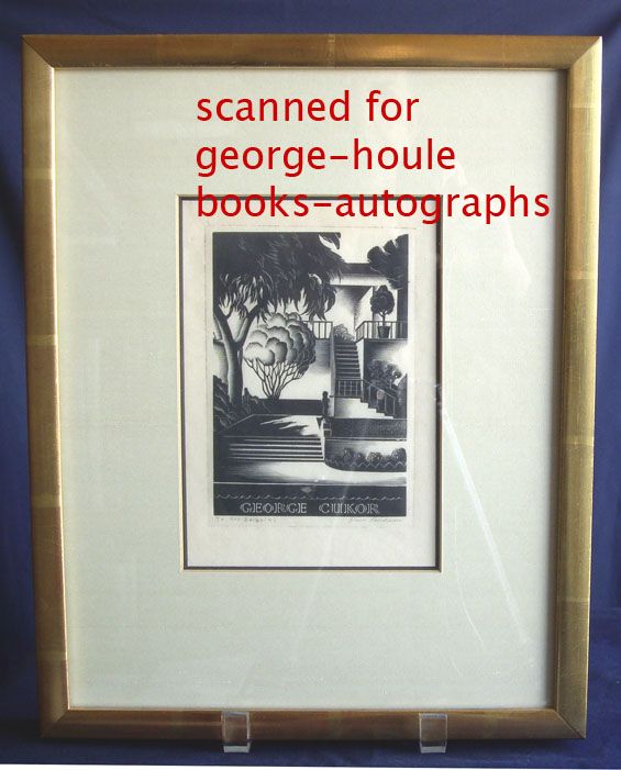  Landacre Original Woodcut Signed George Cukor AA My Fair Lady