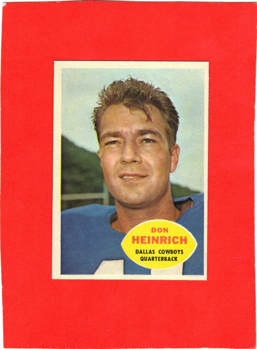 1960 Topps 32 Don Heinrich NRMT Nice and Cheap