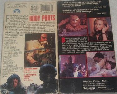  Movies VHS Boggy Creek Gargoyles Zombie Mangler 2 Body Parts